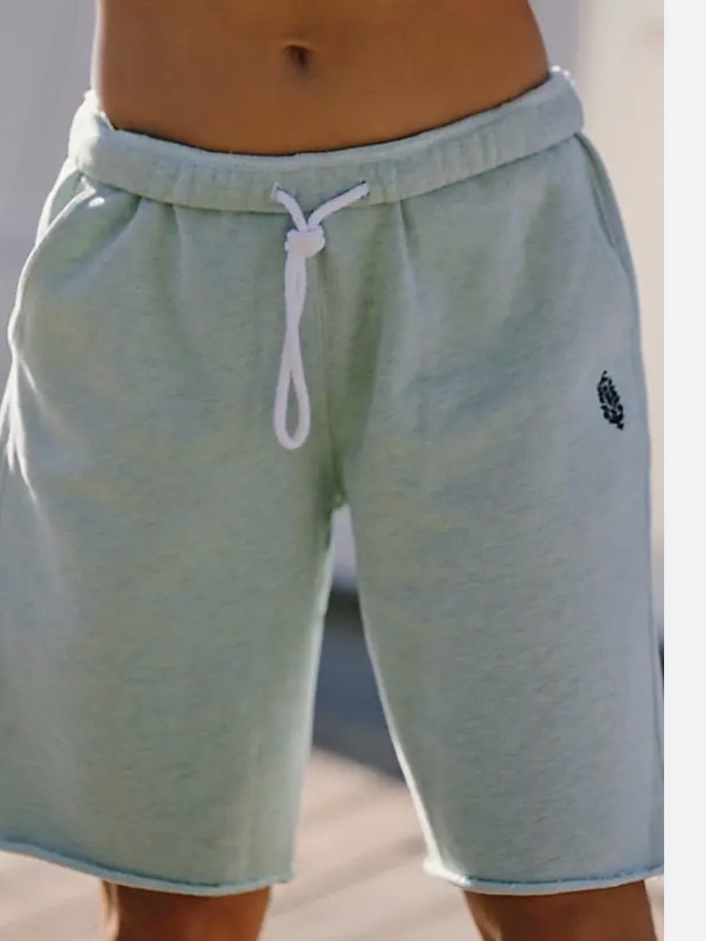 Free People “For The Win” NWOT (pistachio) Slouchy, Relaxed Fit  Shorts - Picture 4 of 9
